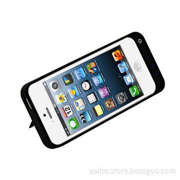 Slim Power Bank, Charging Case for iPhone 5, Designed for IOS 7New